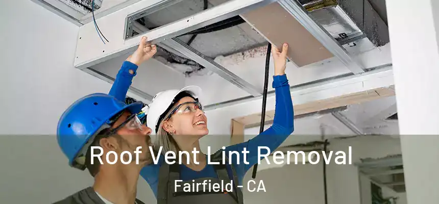  Roof Vent Lint Removal Fairfield - CA